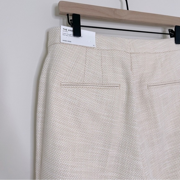 Ann Taylor The High Waist Ankle Pant - Curvy Fit in Butter Yellow career office - Picture 9 of 12